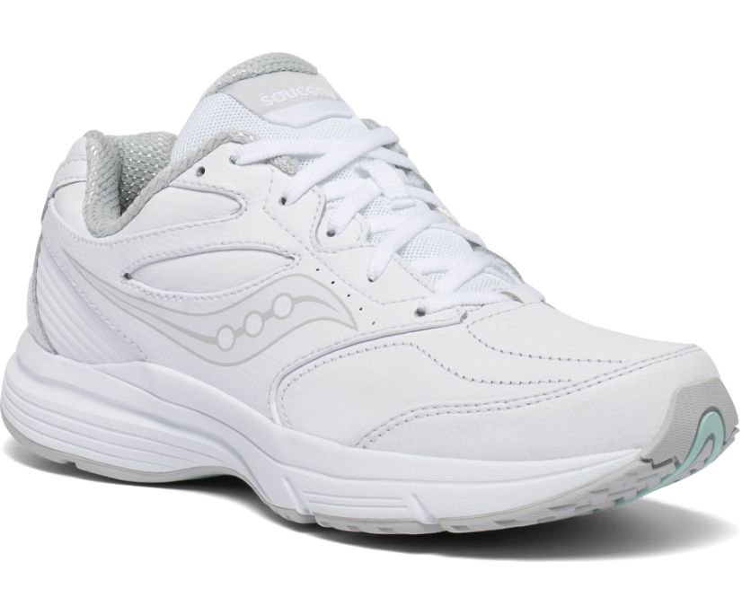 Női Saucony Integrity Walker 3 Extra Széles Cipő Gyalogló Cipő Fehér | HU 067EBC